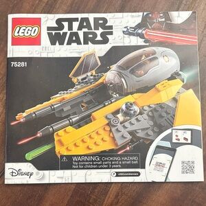 LEGO Star Wars Anakin Skywalker Jedi starfighter instructions only